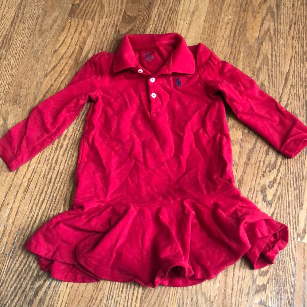 Polo by Ralph Lauren red dress with bloomers